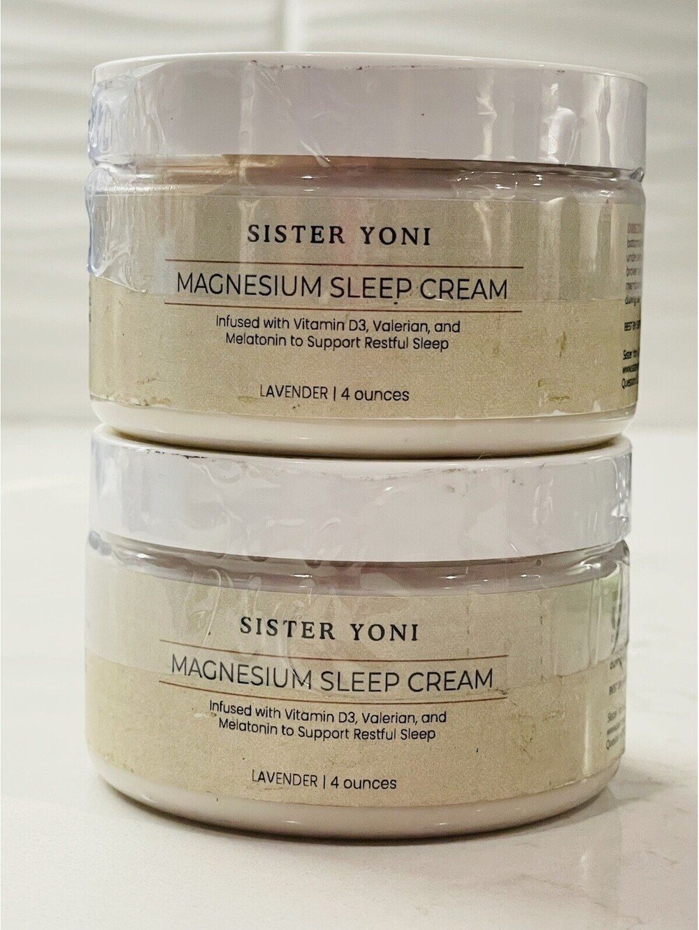 Sister Yoni Magnesium Sleep Cream  -2 Bottles